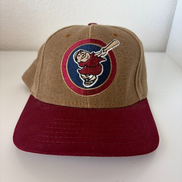 Vintage San Diego Padres Cap Swinging Friar Mascot American Needle Made‎ USA